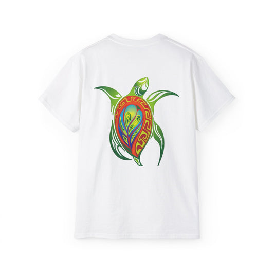 Sea Turtle Mandala Tee — Colorful Ocean Turtle Graphic T-Shirt