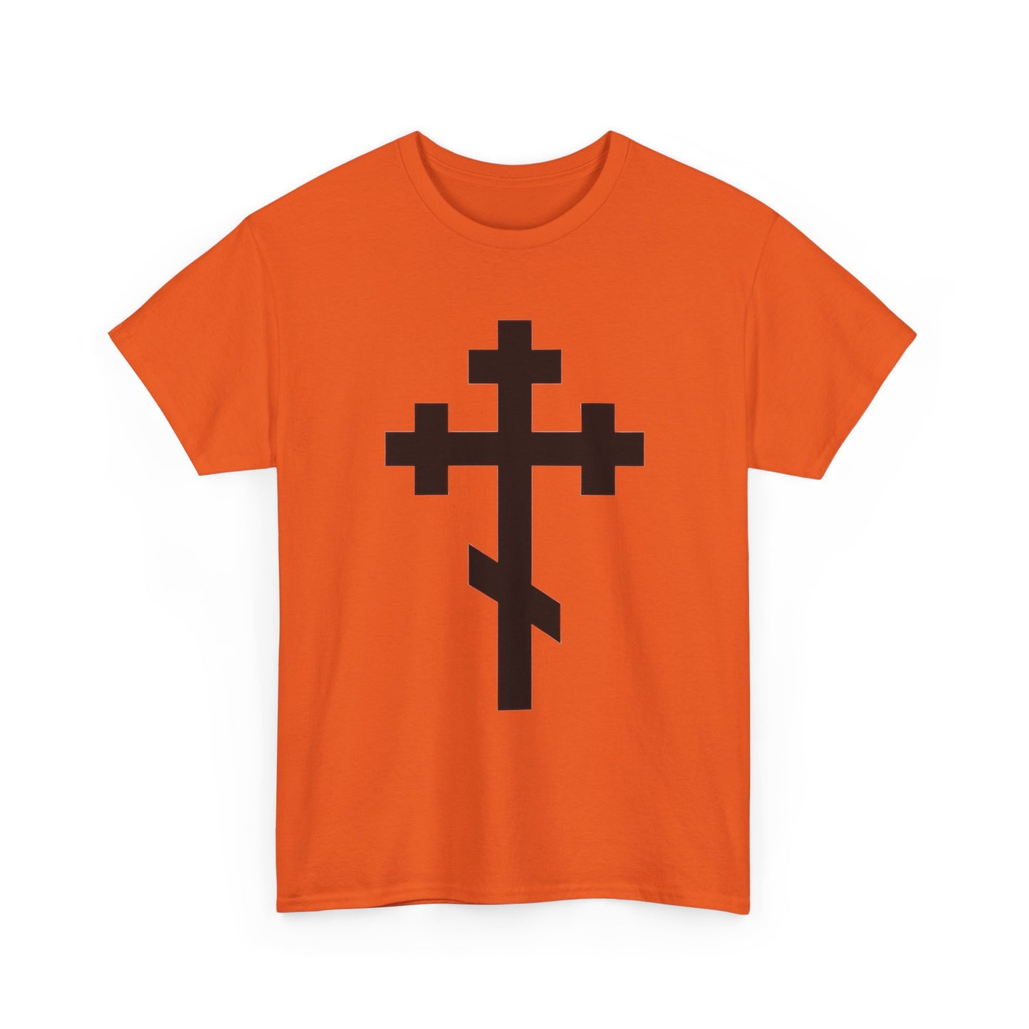 Orthodox Cross T-Shirt 2 Color Variants - Front